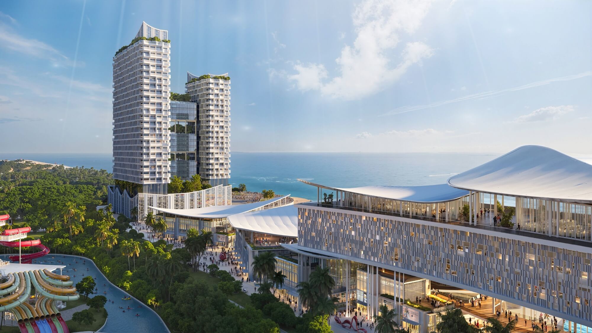 Phối cảnh toàn cảnh Blanca City Sun Group