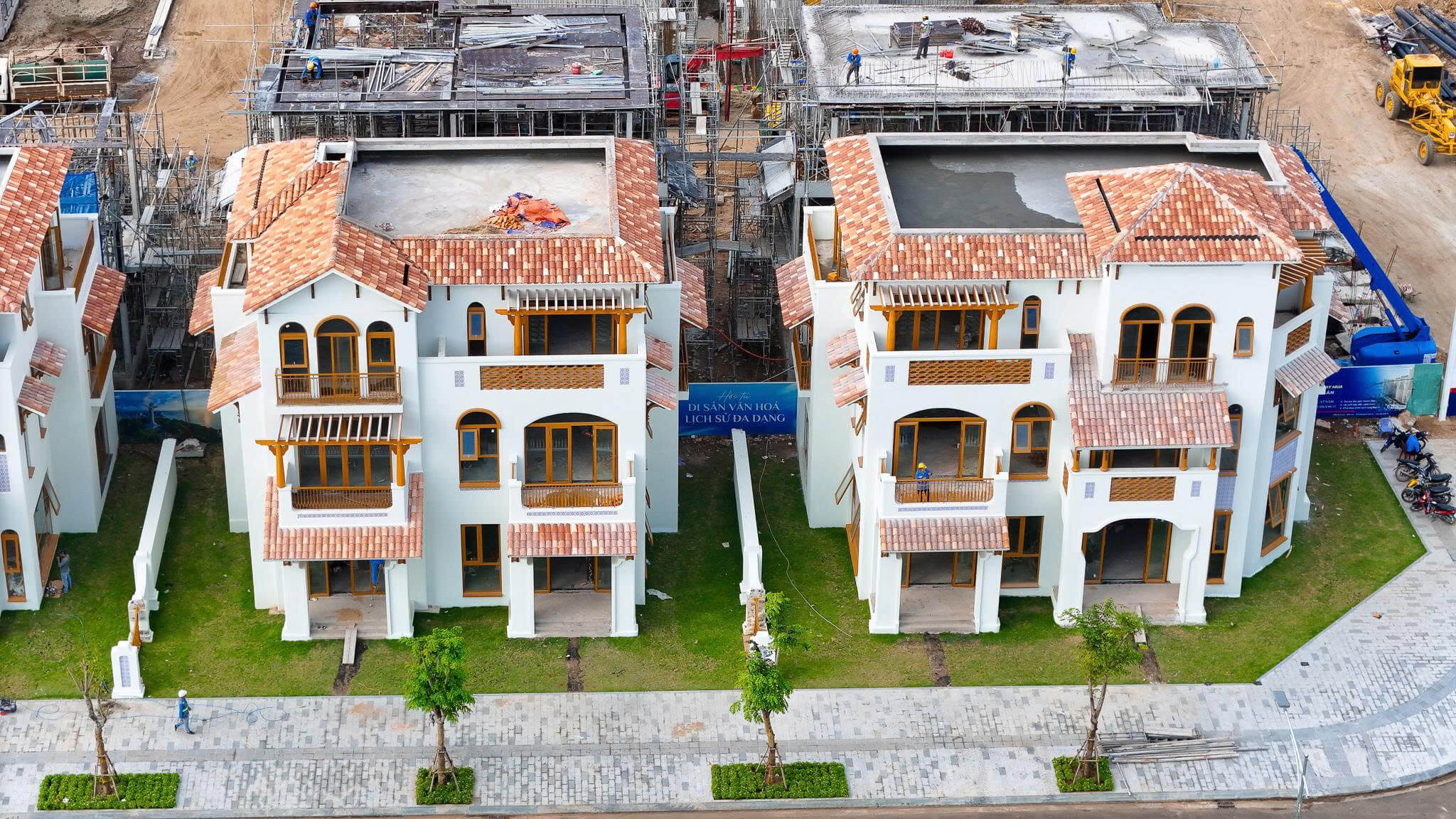 Tiến độ nhà mẫu Blanca City 1