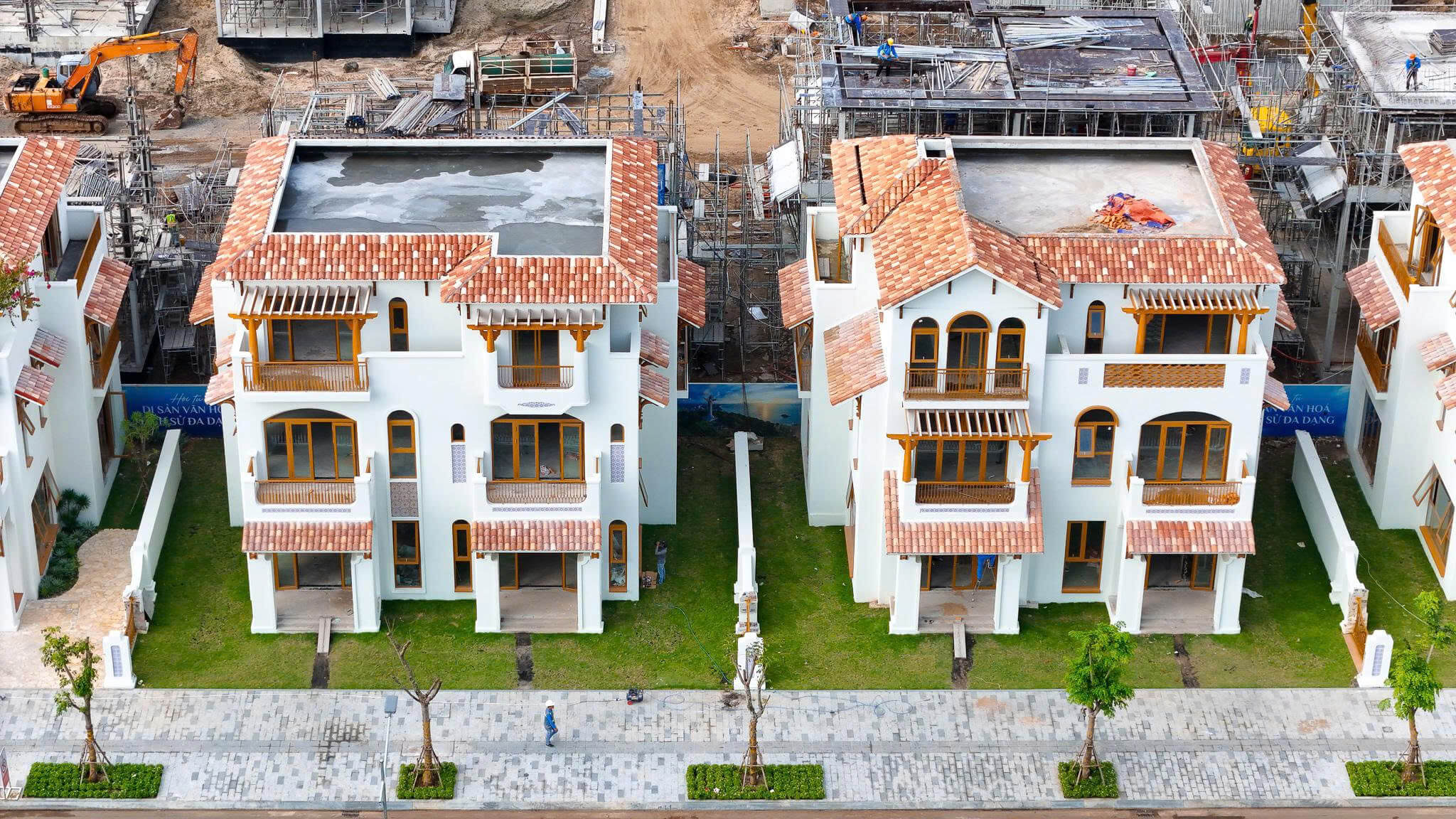 Tiến độ nhà mẫu Blanca City 5